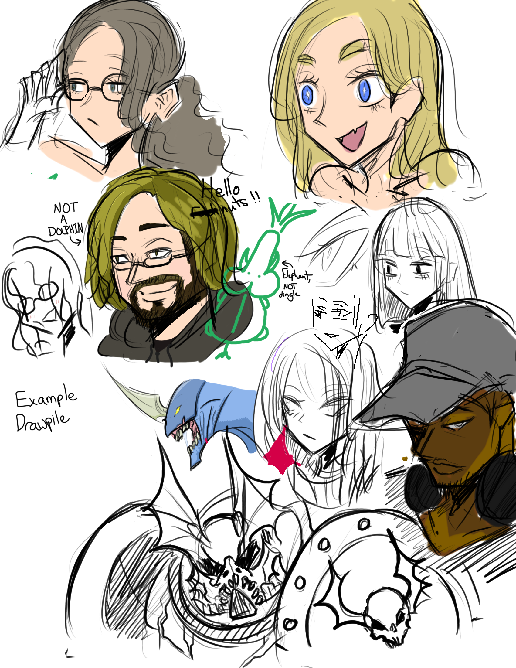Example Drawpile from Jordan, Linh, and Gwen
